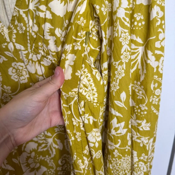 Maeve Anthropologie Floral Long sleeve ruffle dress XS NWT - Picture 7 of 11